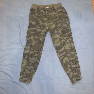 Soft Camo Print Pants - XS